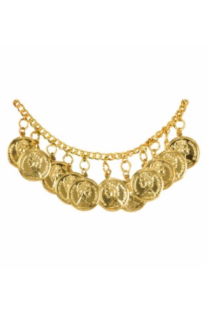 Tobillera con monedas doradas Zingara
