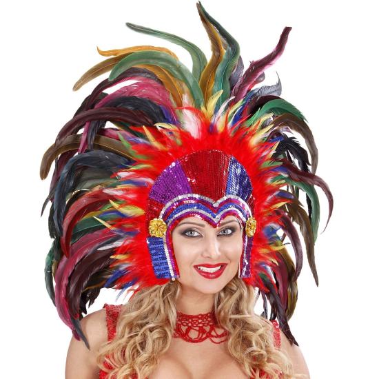Tocado de Plumas y Lentejuelas Colores Tocado de Plumas y Lentejuelas Colores