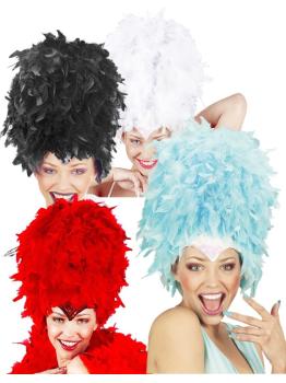 Tocado Plumas y Lentejuelas colores