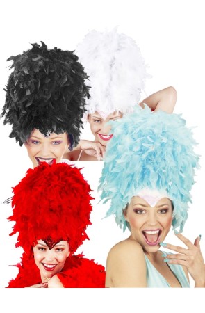 Tocado Plumas y Lentejuelas colores