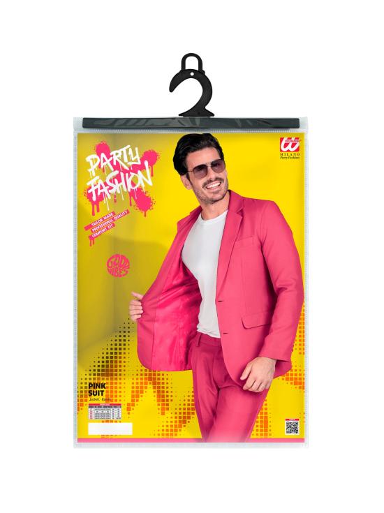 Traje de Color para Hombre, Chaqueta y pantalón, Showman, Disco Fever, Fiesta temática Casino
