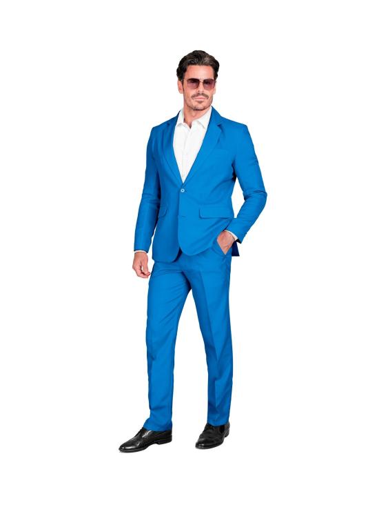 Traje de Color para Hombre, Chaqueta y pantalón, Showman, Disco Fever, Fiesta temática Casino