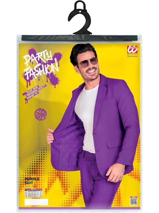 Traje de Color para Hombre, Chaqueta y pantalón, Showman, Disco Fever, Fiesta temática Casino
