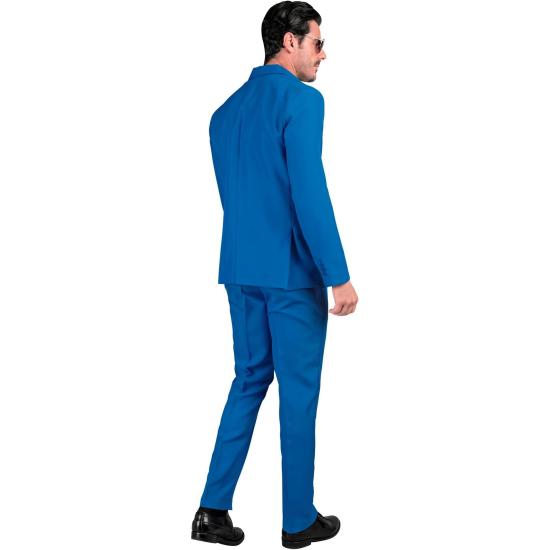 Traje de Color para Hombre, Chaqueta y pantalón, Showman, Disco Fever, Fiesta temática Casino Traje de Color para Hombre, Chaqueta y pantalón, Showman, Disco Fever, Fiesta temática Casino