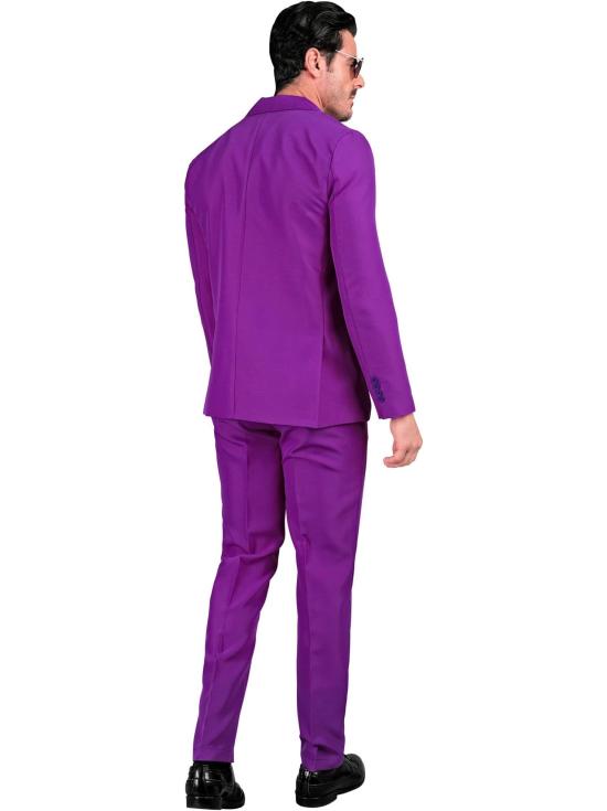Traje de Color para Hombre, Chaqueta y pantalón, Showman, Disco Fever, Fiesta temática Casino