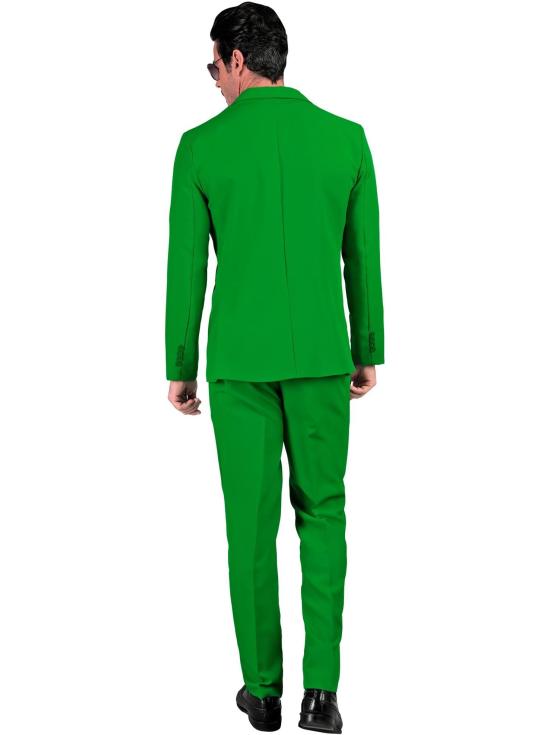 Traje de Color para Hombre, Chaqueta y pantalón, Showman, Disco Fever, Fiesta temática Casino