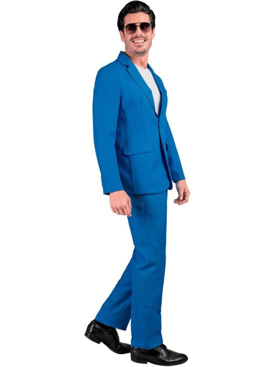 Traje de Color para Hombre, Chaqueta y pantalón, Showman, Disco Fever, Fiesta temática Casino