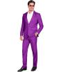 Traje de Color para Hombre, Chaqueta y pantalón, Showman, Disco Fever, Fiesta temática Casino