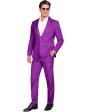Traje de Color para Hombre, Chaqueta y pantalón, Showman, Disco Fever, Fiesta temática Casino