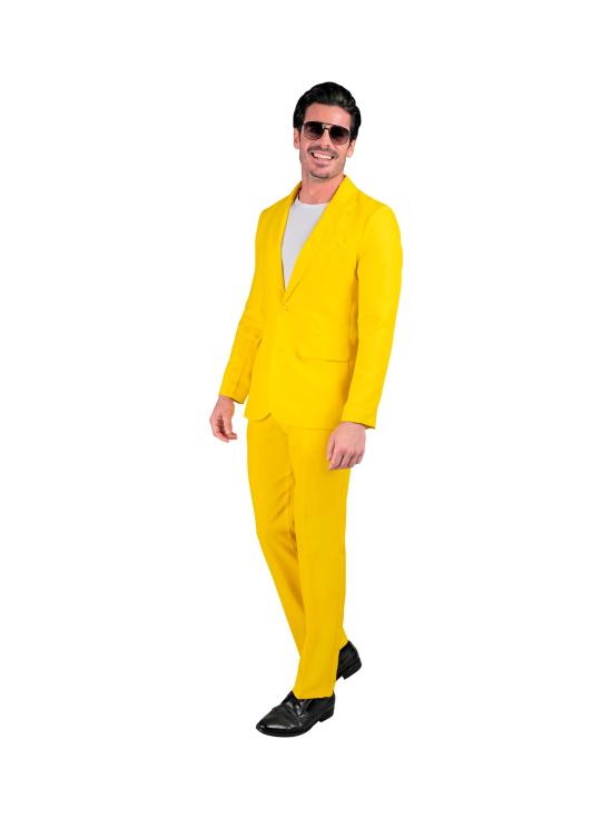 Traje de Color para Hombre, Chaqueta y pantalón, Showman, Disco Fever, Fiesta temática Casino