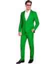 Traje de Color para Hombre, Chaqueta y pantalón, Showman, Disco Fever, Fiesta temática Casino