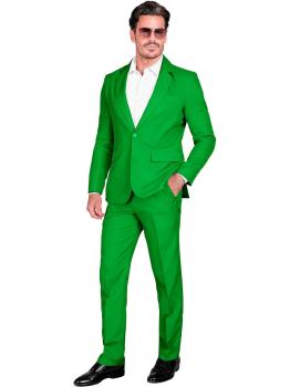Traje de Color para Hombre, Chaqueta y pantalón, Showman, Disco Fever, Fiesta temática Casino
