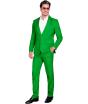 Traje de Color para Hombre, Chaqueta y pantalón, Showman, Disco Fever, Fiesta temática Casino