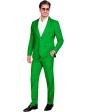 Traje de Color para Hombre, Chaqueta y pantalón, Showman, Disco Fever, Fiesta temática Casino