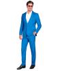 Traje de Color para Hombre, Chaqueta y pantalón, Showman, Disco Fever, Fiesta temática Casino