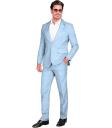 Traje de Color para Hombre, Chaqueta y pantalón, Showman, Disco Fever, Fiesta temática Casino