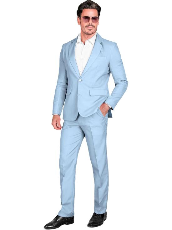 Traje de Color para Hombre, Chaqueta y pantalón, Showman, Disco Fever, Fiesta temática Casino