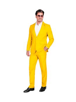 Traje de Color para Hombre, Chaqueta y pantalón, Showman, Disco Fever, Fiesta temática Casino