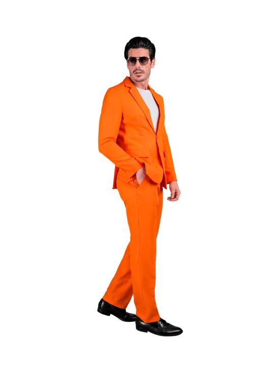 Traje de Color para Hombre, Chaqueta y pantalón, Showman, Disco Fever, Fiesta temática Casino