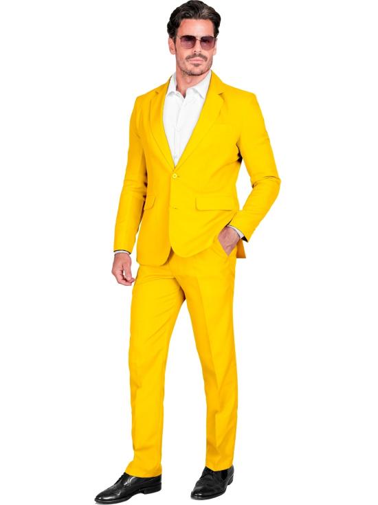 Traje de Color para Hombre, Chaqueta y pantalón, Showman, Disco Fever, Fiesta temática Casino