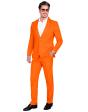 Traje de Color para Hombre, Chaqueta y pantalón, Showman, Disco Fever, Fiesta temática Casino