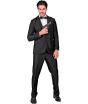 Traje de fiesta, negro, chaqueta y pantalón, showmen