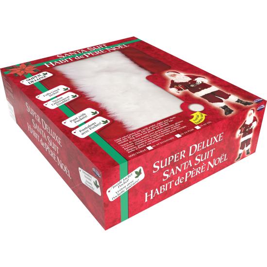 Traje de Papá Noel de superlujo Traje de Papá Noel de superlujo