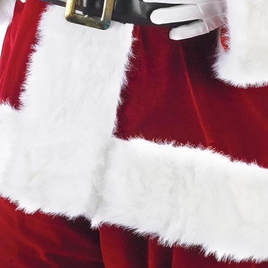 Traje de Papá Noel de terciopelo ultrafino Traje de Papá Noel de terciopelo ultrafino
