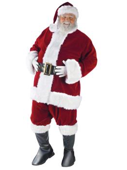 Traje de Papá Noel de terciopelo ultrafino