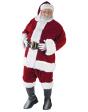 Traje de Papá Noel de terciopelo ultrafino alta calidad
