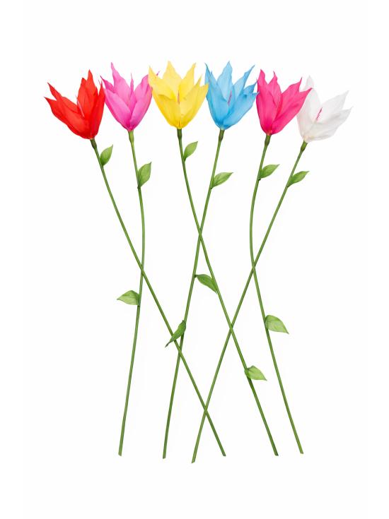 Farolillo Tulipán con Vela 50 cm para Baile del Farol – Fiestas y Verbenas