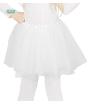 Tutú de Color Blanco 30 cms infantil