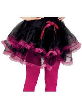 Tutú Negro rosa adulto