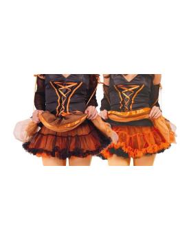 Tutu Naranja Reversible adulto