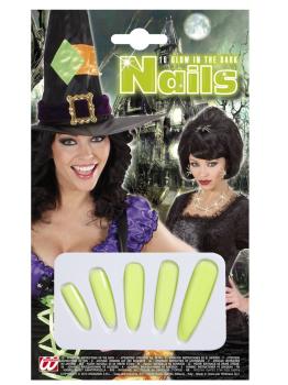 Uñas fluorescentes de bruja