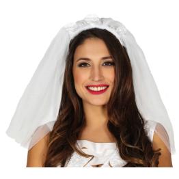 Velo novia sobre Tiara.