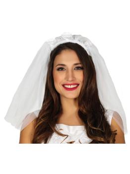 Velo novia sobre Tiara.