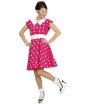 Vestido  de los Años 50 Rosa para adulta
