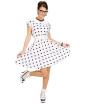 VESTIDO AÑOS 50 BLANCO