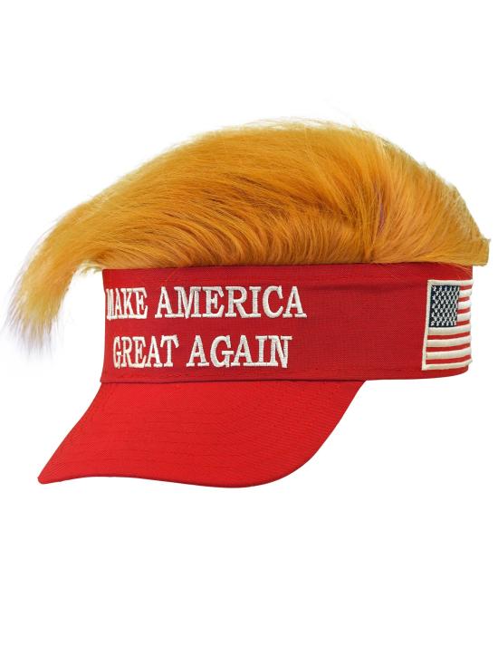 Visera con Pelo de Peluche "Make America Great Again  Donald Trump