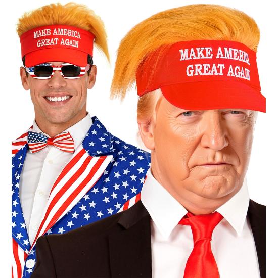 Visera con Pelo de Peluche "Make America Great Again  Donald Trump