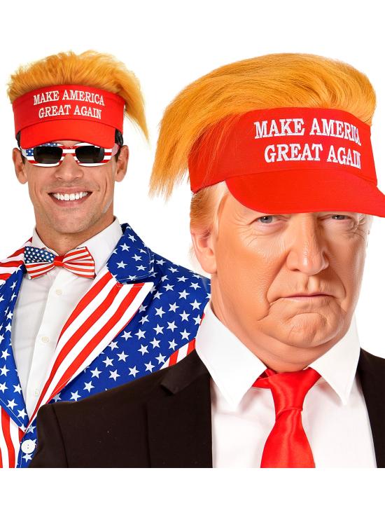 Visera con Pelo de Peluche "Make America Great Again  Donald Trump