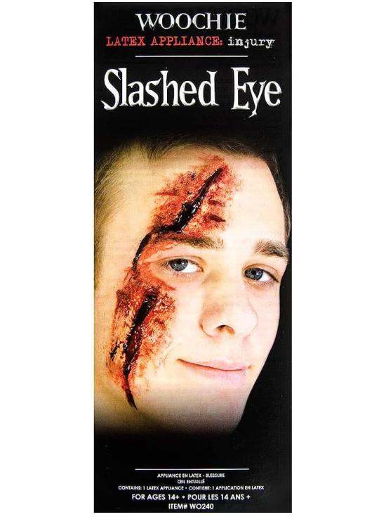 Woochie Slashed Eye – Prótesis de Látex Herida en Ojo FX