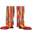 Zapatos de Payaso Rojos y Amarillos Extra