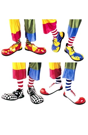 Zapatos Profesionales para Payasos con Suela de Goma .