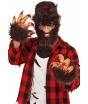 Zarpas de Hombre Lobo de Látex con Pelo y Garras – Halloween
