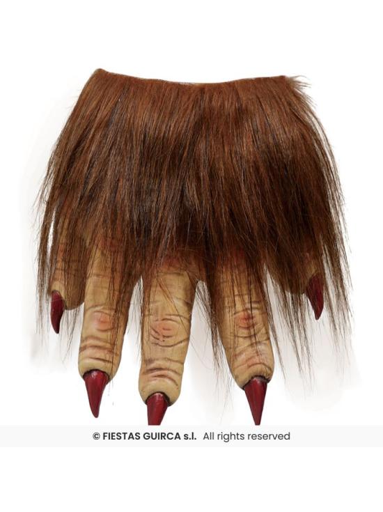 Zarpas de Hombre Lobo en Látex – Guantes para Disfraz