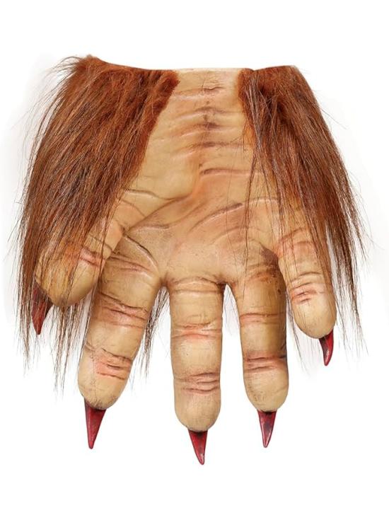 Zarpas de Hombre Lobo en Látex – Guantes para Disfraz