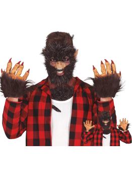 Zarpas de Hombre Lobo en Látex – Guantes para Disfraz