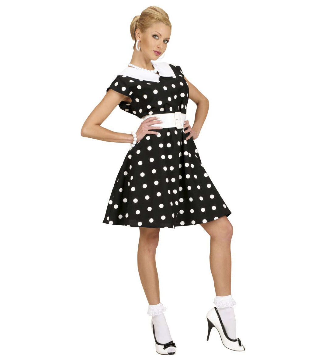 Vestido Años 50 Negro para adulta Disfraces para Mujer